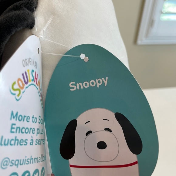 NWT 8” Peanuts Snoopy Squishmallow - Picture 4 of 4